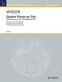 Widor, Charles-Marie: Four Pieces as a trio