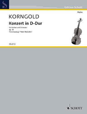Korngold, Erich Wolfgang: Concerto in D major op. 35