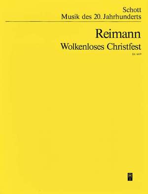 Reimann, Aribert: Wolkenloses Christfest