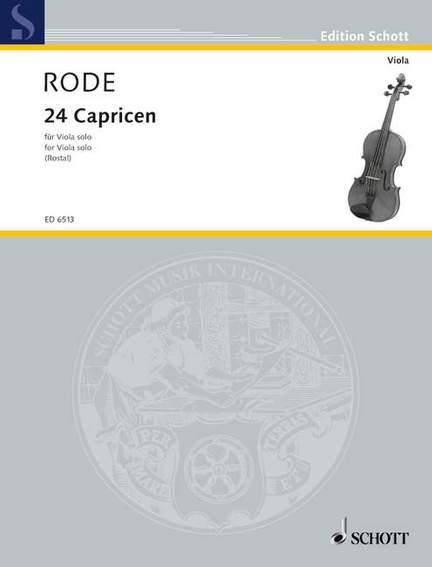 Rode, Jacques Pierre Joseph: 24 Caprices