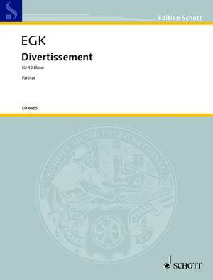 Egk, Werner: Divertissement