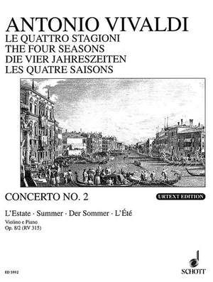 Vivaldi, Antonio: The four seasons op. 8/2 RV 315 / PV 336