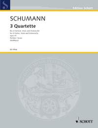 Schumann, Robert: 3 Quartets op. 41