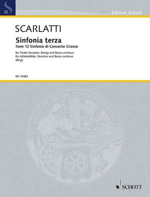 Scarlatti, Alessandro: Sinfonia terza F major