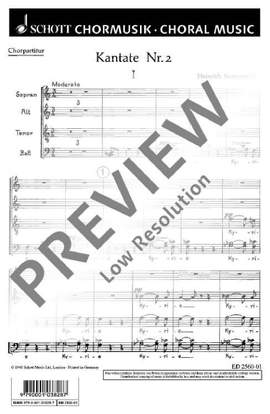 Sutermeister, Heinrich: Kantate Nr. 2