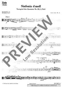 Bach, Johann Sebastian: Sinfonia d minor