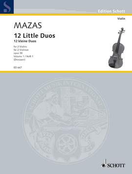 Mazas, Jacques-Féréol: 12 Little Duos op. 38