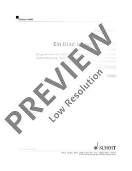 Moeckl, F: Ein Kind ist uns geboren