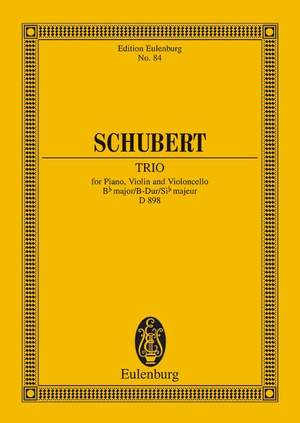 Schubert, Franz: Piano Trio Bb major op. 99 D 898