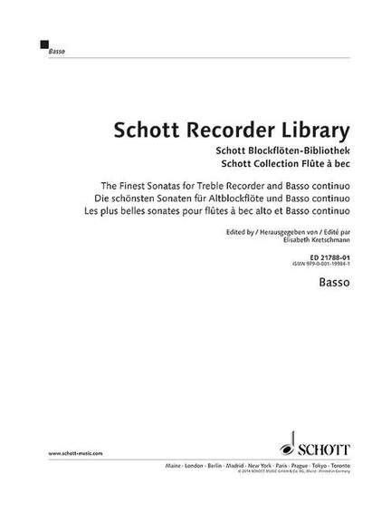Schott Recorder Library