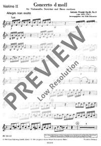 Vivaldi: Concerto D Minor op. 26/9 RV 406/481