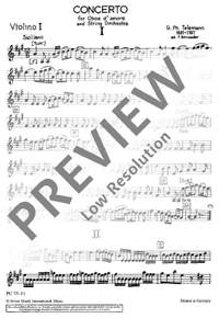 Telemann, Georg Philipp: Concerto A major