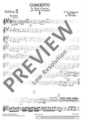 Telemann, Georg Philipp: Concerto A major