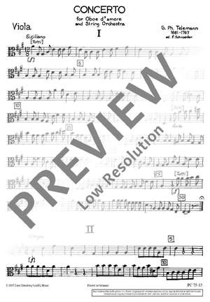 Telemann, Georg Philipp: Concerto A major