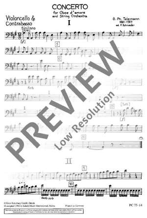 Telemann, Georg Philipp: Concerto A major