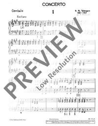 Telemann, Georg Philipp: Concerto A major