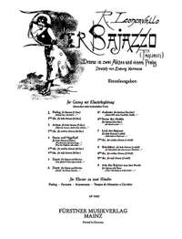 Leoncavallo, Ruggiero: Prolog