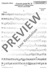 Manfredini, F: Concerto grosso C-Dur C major op. 3/12