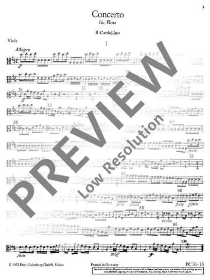 Vivaldi, Antonio: Concerto D major op. 10/3 RV 428/PV 155