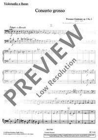 Geminiani, F: Concerto grosso E minor op. 3/3