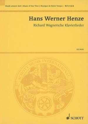 Henze, Hans Werner / Wagner, Richard: Richard Wagnersche Klavierlieder