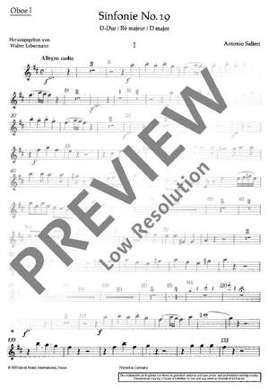 Salieri, Antonio: Symphony No. 19 D Major