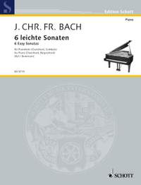 Bach, Johann Christoph Friedrich: Six easy Sonatas