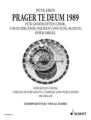 Eben, Petr: Prague Te Deum 1989