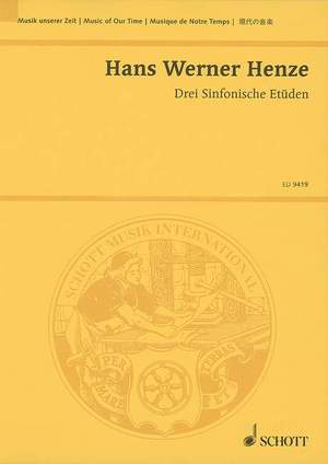 Henze, Hans Werner: Drei Sinfonische Etüden