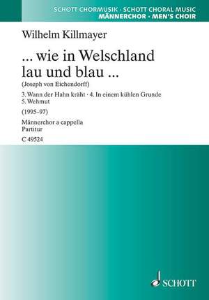 Killmayer, Wilhelm: ... wie in Welschland lau und blau ...