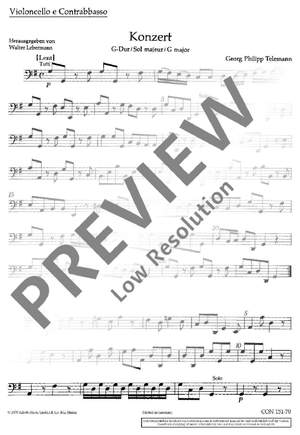 Telemann, Georg Philipp: Concerto G Major