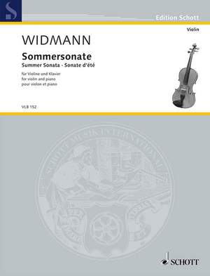 Widmann, Jörg: Summer Sonata