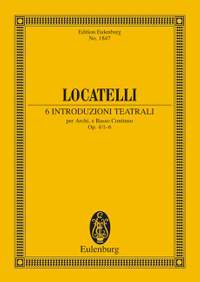 Locatelli, Pietro Antonio: 6 Introduzioni teatrali Band 1 op. 4/1-6