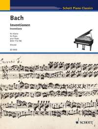 Bach, Johann Sebastian: Inventions BWV 772 - 786