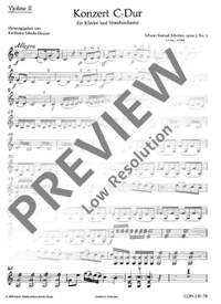 Schroeter, Johann Samuel: Concerto C Major op. 3/3