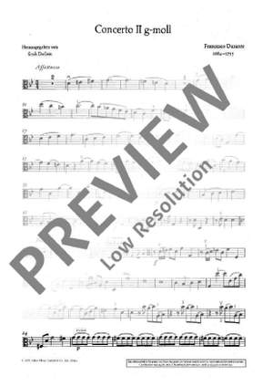 Durante, Francesco: Concerto II G Minor
