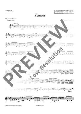 Pachelbel, Johann: Canon D Major