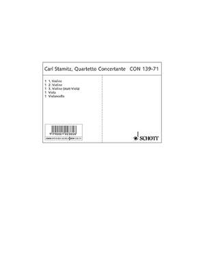 Stamitz, Carl Philipp: Quartet Concertante G Major