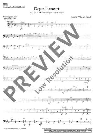 Hertel, Johann Wilhelm: Double Concerto E flat Major