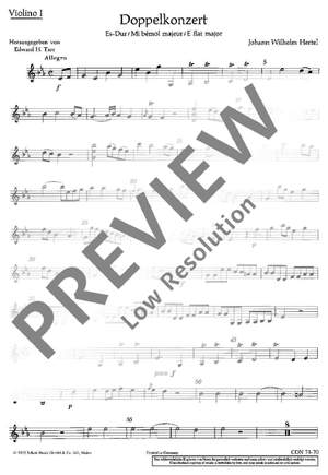 Hertel, Johann Wilhelm: Double Concerto E flat Major