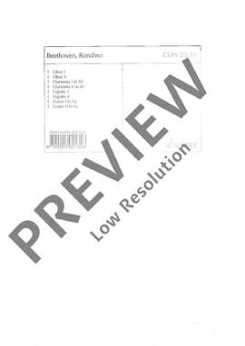 Beethoven, Ludwig van: Rondino E flat Major op. posth.