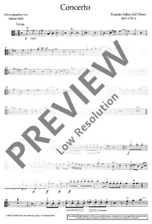Dall'Abaco, Evaristo Felice: Concerto G minor op. 2/5