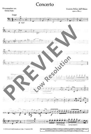 Dall'Abaco, Evaristo Felice: Concerto G minor op. 2/5
