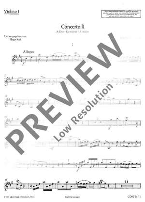Corrette, Michel: Concerto II A Major