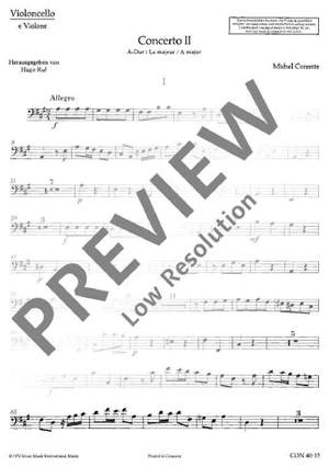Corrette, Michel: Concerto II A Major