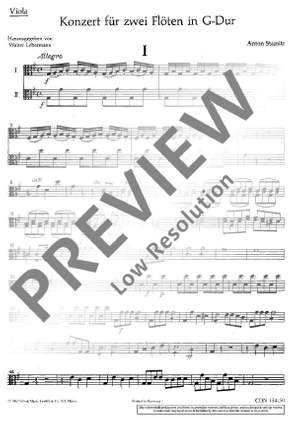 Stamitz, Anton: Concerto G major