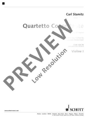 Stamitz, Carl Philipp: Quartet concertante G Major