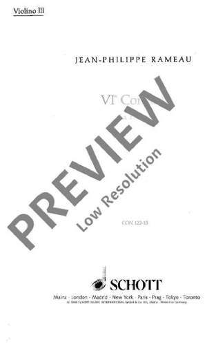 Rameau, Jean-Philippe: VI. Concert