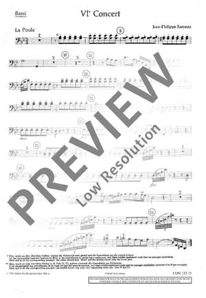 Rameau, Jean-Philippe: VI. Concert