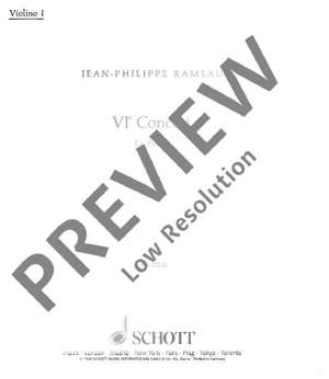 Rameau, Jean-Philippe: VI. Concert